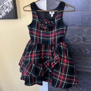 Harajuku Mini Tartan Red Plaid Dress Sz L (10/12)
